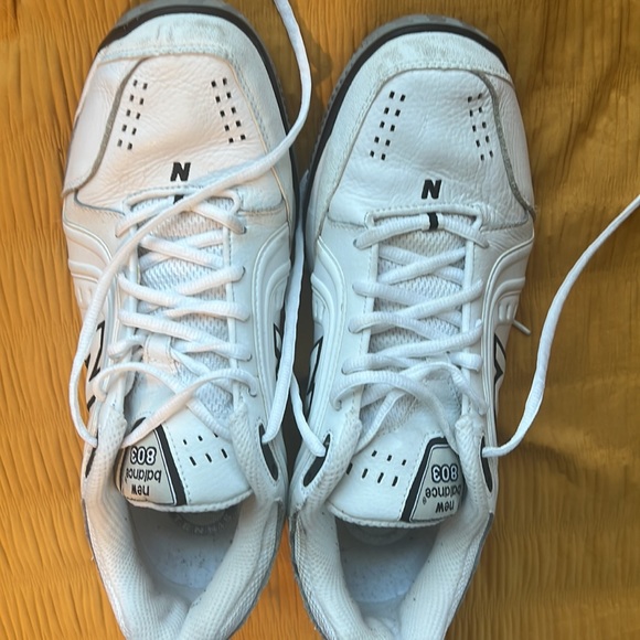 🛍️New Balance⚡️803 white leather sneakers Men’s US 11.5D - Picture 2 of 7